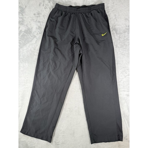Nike Pants Men's 2XL Black Dri Fit Training Track Warm Up - Picture 1 of 14